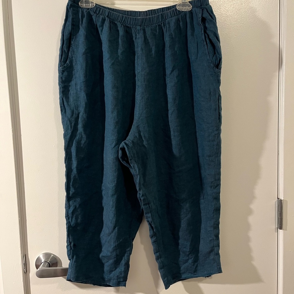 Flax Blue Pants